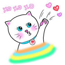 colorful color cats (English version) sticker #10265869