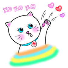 colorful color cats (English version) sticker #10265869