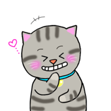 colorful color cats (English version) sticker #10265871