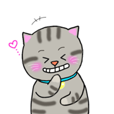 colorful color cats (English version) sticker #10265871