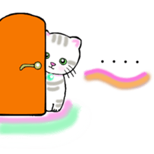 colorful color cats (English version) sticker #10265874