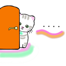 colorful color cats (English version) sticker #10265874