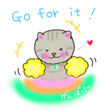 colorful color cats (English version) sticker #10265877