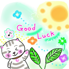 colorful color cats (English version) sticker #10265878