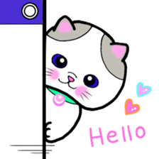 colorful color cats (English version) sticker #10265882