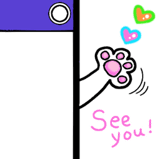 colorful color cats (English version) sticker #10265883