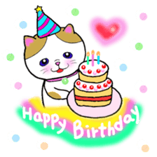 colorful color cats (English version) sticker #10265884