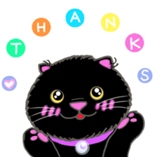 colorful color cats (English version) sticker #10265887
