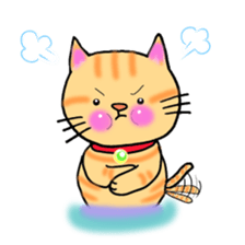 colorful color cats (English version) sticker #10265889