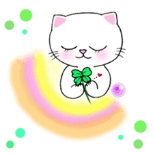colorful color cats (English version) sticker #10265891