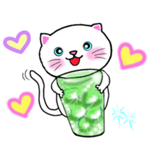 colorful color cats (English version) sticker #10265893