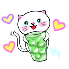 colorful color cats (English version) sticker #10265893