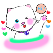 colorful color cats (English version) sticker #10265894