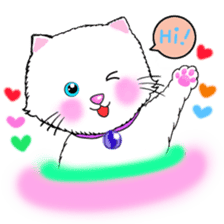 colorful color cats (English version) sticker #10265894