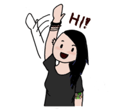 Ash is a punk rocker sticker #10266176