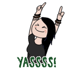 Ash is a punk rocker sticker #10266177