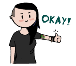 Ash is a punk rocker sticker #10266180