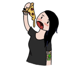 Ash is a punk rocker sticker #10266193