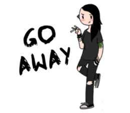 Ash is a punk rocker sticker #10266195