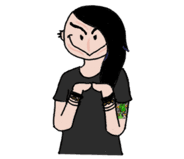 Ash is a punk rocker sticker #10266198