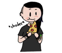 Ash is a punk rocker sticker #10266201