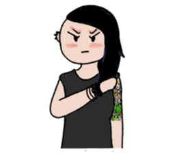 Ash is a punk rocker sticker #10266203