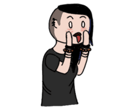 Ash is a punk rocker sticker #10266205