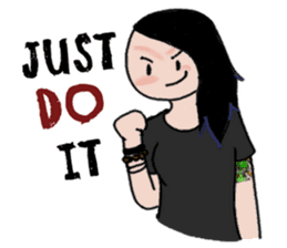 Ash is a punk rocker sticker #10266211