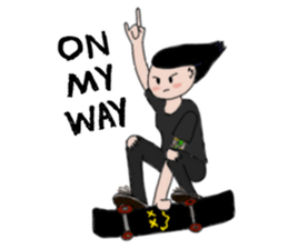 Ash is a punk rocker sticker #10266213