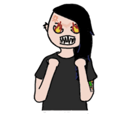 Ash is a punk rocker sticker #10266214