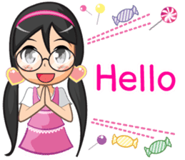 NooJuJi - Glasses Girl are So Cute (ENG) sticker #10266216