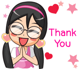 NooJuJi - Glasses Girl are So Cute (ENG) sticker #10266217