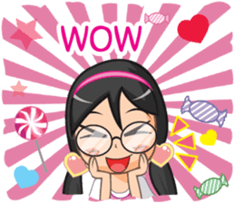 NooJuJi - Glasses Girl are So Cute (ENG) sticker #10266218