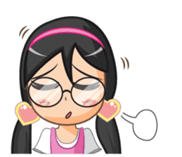 NooJuJi - Glasses Girl are So Cute (ENG) sticker #10266221