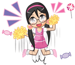 NooJuJi - Glasses Girl are So Cute (ENG) sticker #10266222