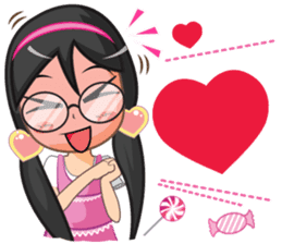 NooJuJi - Glasses Girl are So Cute (ENG) sticker #10266224