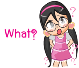 NooJuJi - Glasses Girl are So Cute (ENG) sticker #10266225