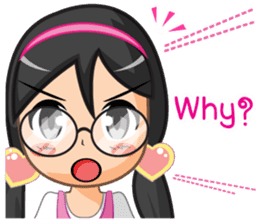 NooJuJi - Glasses Girl are So Cute (ENG) sticker #10266231