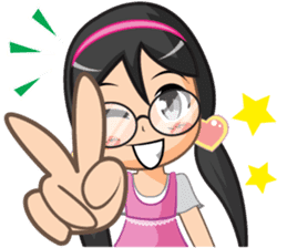 NooJuJi - Glasses Girl are So Cute (ENG) sticker #10266232