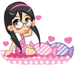 NooJuJi - Glasses Girl are So Cute (ENG) sticker #10266233
