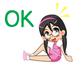 NooJuJi - Glasses Girl are So Cute (ENG) sticker #10266234