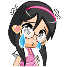 NooJuJi - Glasses Girl are So Cute (ENG) sticker #10266236