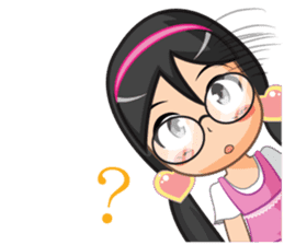 NooJuJi - Glasses Girl are So Cute (ENG) sticker #10266239