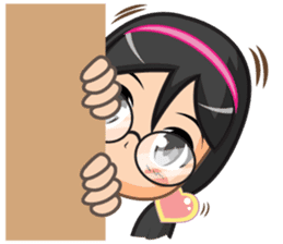 NooJuJi - Glasses Girl are So Cute (ENG) sticker #10266243