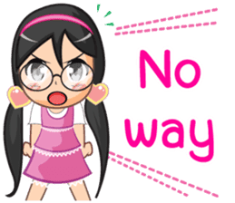 NooJuJi - Glasses Girl are So Cute (ENG) sticker #10266245