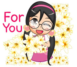 NooJuJi - Glasses Girl are So Cute (ENG) sticker #10266246