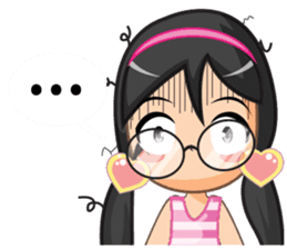 NooJuJi - Glasses Girl are So Cute (ENG) sticker #10266247