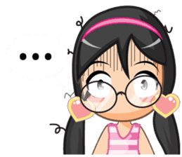 NooJuJi - Glasses Girl are So Cute (ENG) sticker #10266247