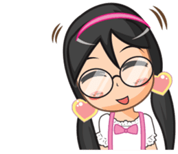 NooJuJi - Glasses Girl are So Cute (ENG) sticker #10266248