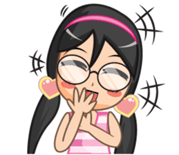 NooJuJi - Glasses Girl are So Cute (ENG) sticker #10266249